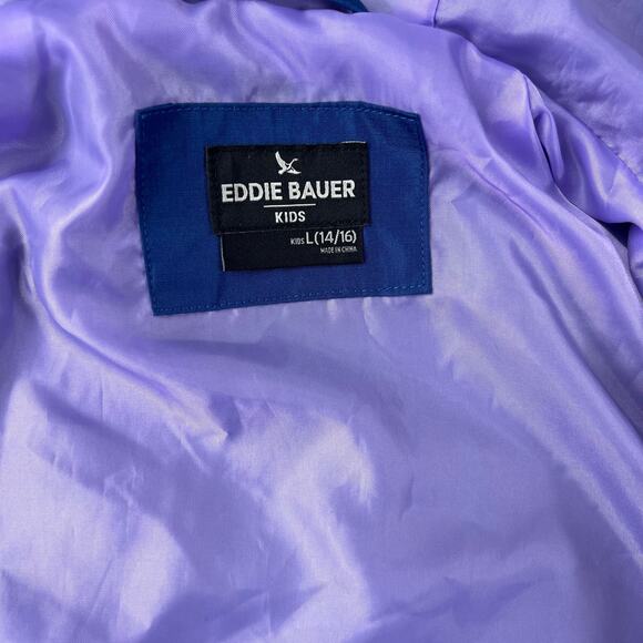 Eddie Bauer 3 in 1 two toned double zipper kids rain jacket - Picture 6 of 6